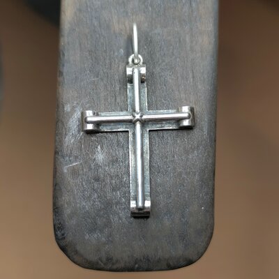 superimposed cross