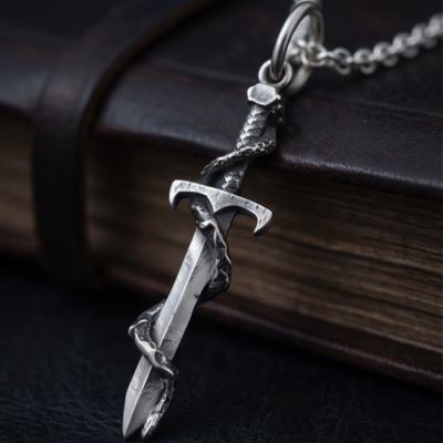 Pendentif en argent La Lame Sylvestre
