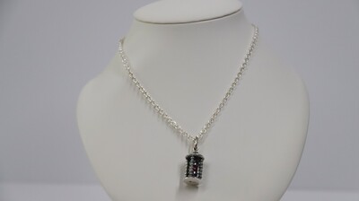 Pendentif "Lueur écarlate"