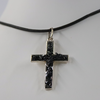 Pendentif "Croix Nocturne"