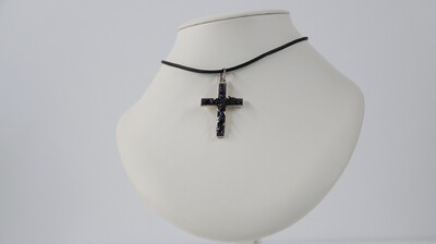 Pendentif "Croix Nocturne"