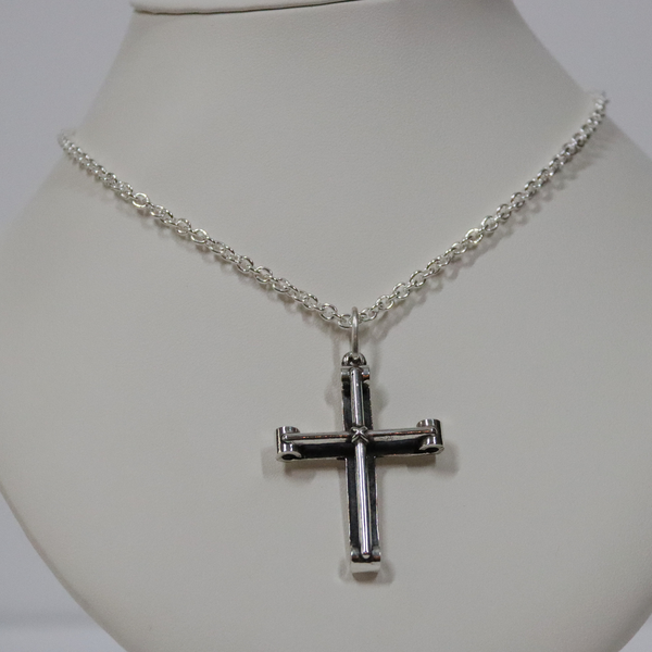 Layered Cross" Pendant