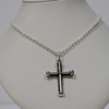 Layered Cross" Pendant